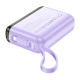 Зовнішній акумулятор HOCO J139 Hero 22.5W+PD20W fully compatible power bank(iP)(10000mAh) Purple (6942007636476)