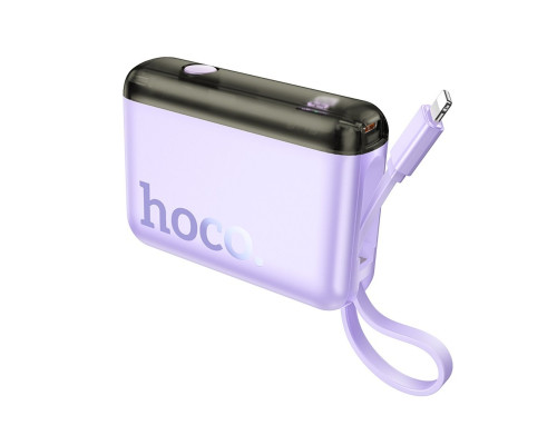 Зовнішній акумулятор HOCO J139 Hero 22.5W+PD20W fully compatible power bank(iP)(10000mAh) Purple (6942007636476)