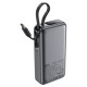 Зовнішній акумулятор ACEFAST M7 PD30W power bank with cable 10000mAh, Black (6974316283379)