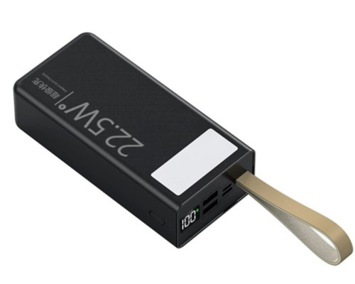 Зовнішній акумулятор WUW "TUGII-Y54 （PD22.5W quick charge) 40000mAh Black (TUGII-Y54)