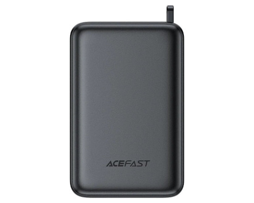 Зовнішній акумулятор ACEFAST M14 PD20W power bank with cable 20000mAh Black (6974316283966)