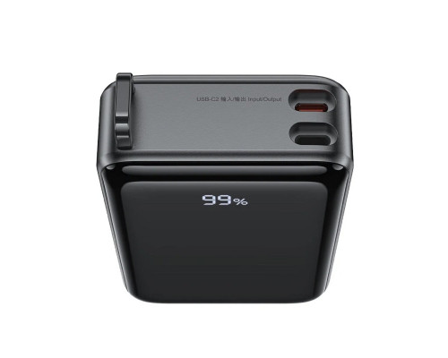 Зовнішній акумулятор ACEFAST M14 PD20W power bank with cable 20000mAh Black (6974316283966)