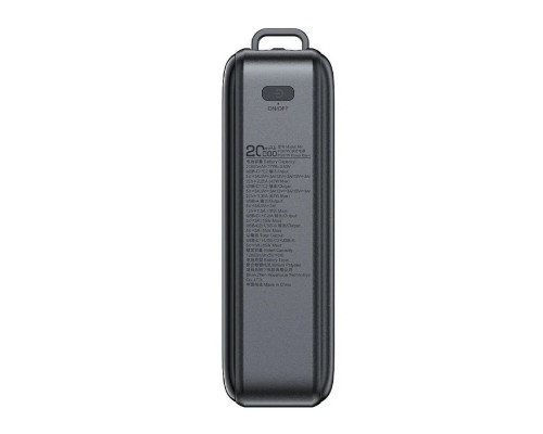 Зовнішній акумулятор ACEFAST M14 PD20W power bank with cable 20000mAh Black (6974316283966)