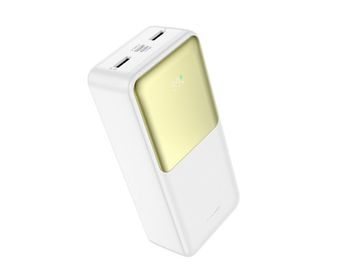 Зовнішній акумулятор HOCO J136B Sirui 22.5W+PD20W fully compatible power bank (30000mAh) White (6942007634861)