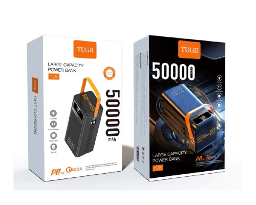 Зовнішній акумулятор WUW Y105 （PD22.5W quick charge) 50000mAh Black (Y105)