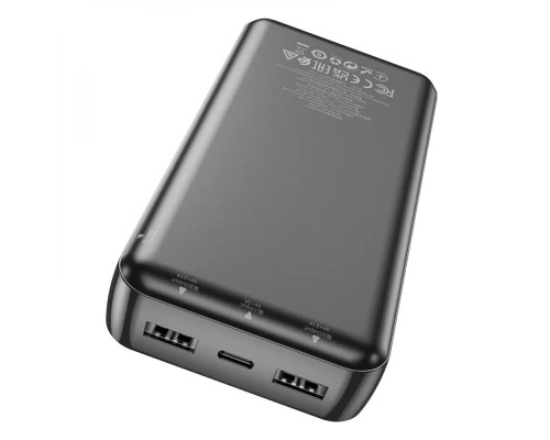 Зовнішній акумулятор HOCO J100A High-ranking power bank(20000mAh) Black (6931474783585)