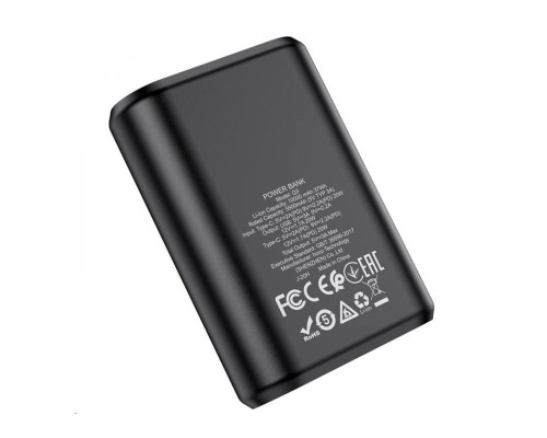 Зовнішній акумулятор HOCO Q3 Mayflower PD20W+QC3.0 power bank(10000mAh) Black (6931474742896)