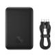 Зовнішній акумулятор Baseus Magnetic Mini Air Wireless Fast Charge Power Bank 10000mAh 20W Cluster Black (P10059001113-00)