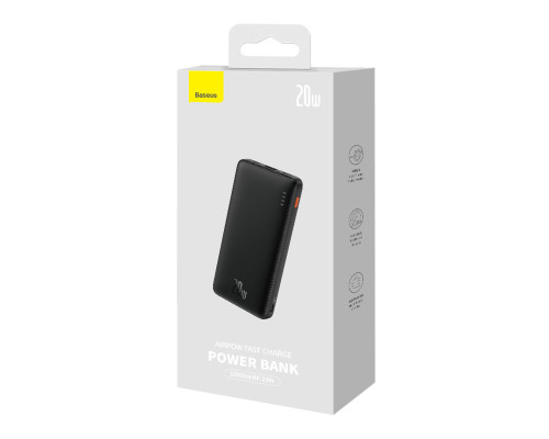 Зовнішній акумулятор Baseus Airpow Fast Charge Power Bank 10000mAh 20W Black (PPQD090001)