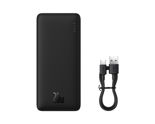 Зовнішній акумулятор Baseus Airpow Fast Charge Power Bank 10000mAh 20W Black (PPQD090001)