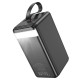 Зовнішній акумулятор HOCO J123D Element 22.5W+PD20W fully compatible power bank with digital display(90000mAh) Black (6942007612104)