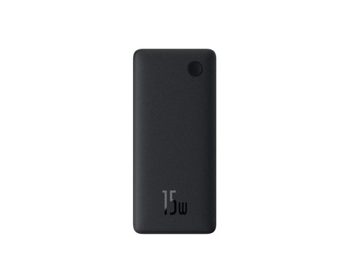 Зовнішній акумулятор Baseus Airpow Lite Power Bank 10000mAh 15W Cosmic Black (With Simple Series Data Cable USB to Type-C 30cm Black) (P10067500123-00)