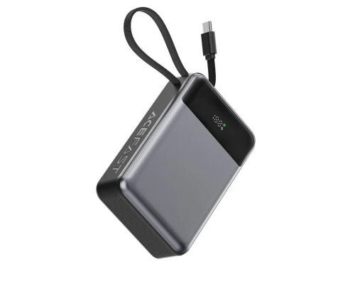 Зовнішній акумулятор ACEFAST M21 PD65W power bank with cable 20000mAh Black (6974316283898)