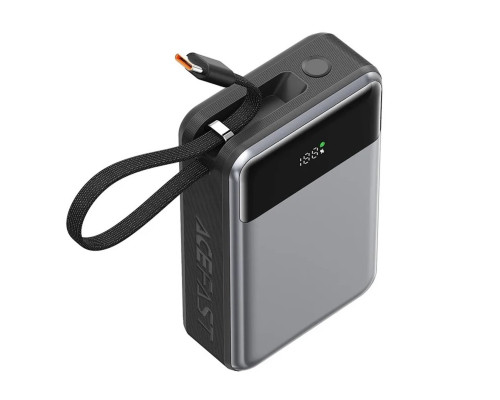 Зовнішній акумулятор ACEFAST M21 PD65W power bank with cable 20000mAh Black (6974316283898)