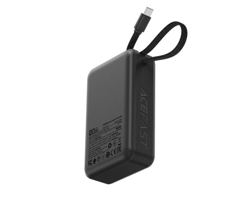 Зовнішній акумулятор ACEFAST M21 PD65W power bank with cable 20000mAh Black (6974316283898)