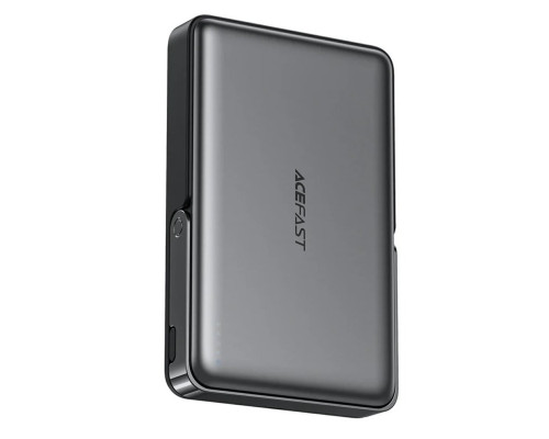 Зовнішній акумулятор ACEFAST M17 PD20W/22.5W magnetic fast charging power bank with built-in stand 10000mAh Black (6974316284000)