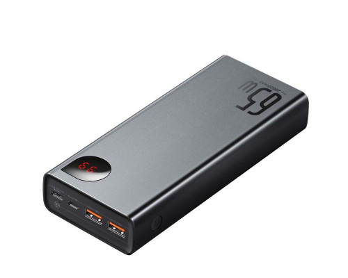 Зовнішній акумулятор Baseus Adaman Metal Digital Display Quick Charge Power Bank 20000mAh 65W Black (PPIMDA-D01)