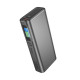 Зовнішній акумулятор HOCO Q17B Electric 130W power bank(20000mAh) space gray (6942007628976)
