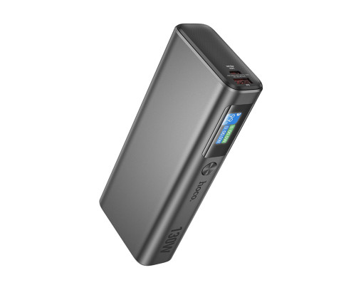 Зовнішній акумулятор HOCO Q17B Electric 130W power bank(20000mAh) space gray (6942007628976)