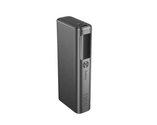 Зовнішній акумулятор HOCO Q17B Electric 130W power bank(20000mAh) space gray (6942007628976)