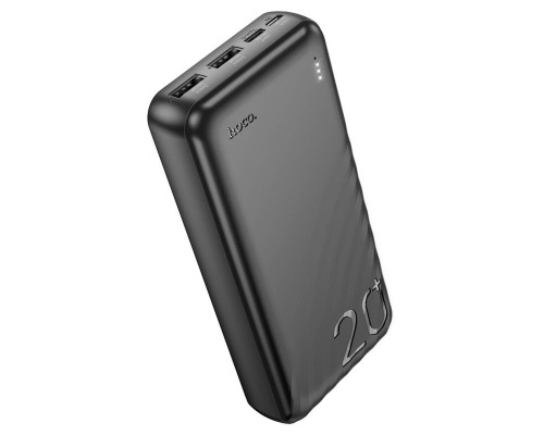 Зовнішній акумулятор HOCO J123A Element power bank(20000mAh) Black (6942007612067)