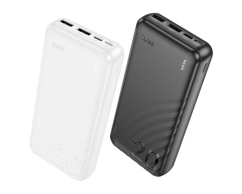 Зовнішній акумулятор HOCO J123A Element power bank(20000mAh) Black (6942007612067)
