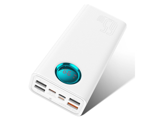 Зовнішній акумулятор Baseus Amblight Digital Display Fast Charge Power Bank 26800mAh Stellar White (P10022402223-00)