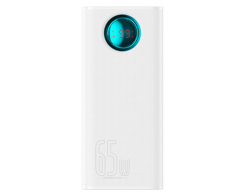 Зовнішній акумулятор Baseus Amblight Digital Display Fast Charge Power Bank 26800mAh Stellar White (P10022402223-00)