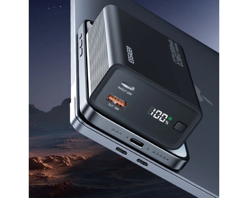 Зовнішній акумулятор ESSAGER EDY65-LD01-Z 20000 mAh 65W black (EDY65-LD01-Z)