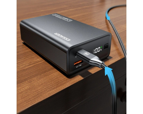Зовнішній акумулятор ESSAGER EDY65-LD01-Z 20000 mAh 65W black (EDY65-LD01-Z)