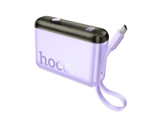 Зовнішній акумулятор HOCO J139 Hero 22.5W+PD20W fully compatible power bank(Type-C)(10000mAh) Purple (6942007636490)