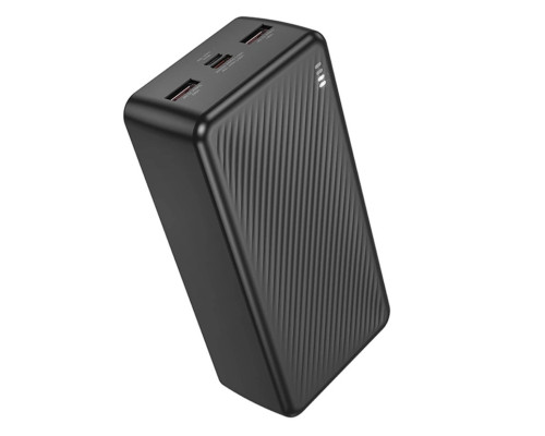 Зовнішній акумулятор BOROFONE BJ56B Graceful 22.5W+PD20W fully compatible power bank(30000mAh) Black (6941991116445)