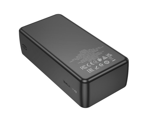 Зовнішній акумулятор BOROFONE BJ56B Graceful 22.5W+PD20W fully compatible power bank(30000mAh) Black (6941991116445)