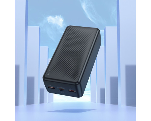 Зовнішній акумулятор BOROFONE BJ56B Graceful 22.5W+PD20W fully compatible power bank(30000mAh) Black (6941991116445)