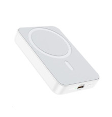 Зовнішній акумулятор BOROFONE BJ25 Plus Reach PD20W magnetic wireless fast charging power bank(10000mAh) White (6941991105326)