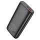 Зовнішній акумулятор HOCO J122A Respect 22.5W+PD20W fully compatible power bank(20000mAh) Black (6942007612630)