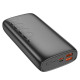 Зовнішній акумулятор HOCO J122A Respect 22.5W+PD20W fully compatible power bank(20000mAh) Black (6942007612630)