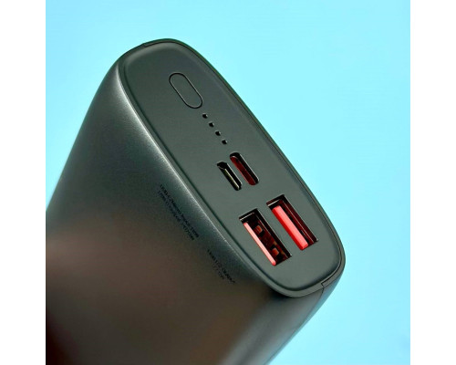 Зовнішній акумулятор HOCO J122A Respect 22.5W+PD20W fully compatible power bank(20000mAh) Black (6942007612630)