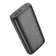Зовнішній акумулятор HOCO J122A Respect 22.5W+PD20W fully compatible power bank(20000mAh) Black (6942007612630)