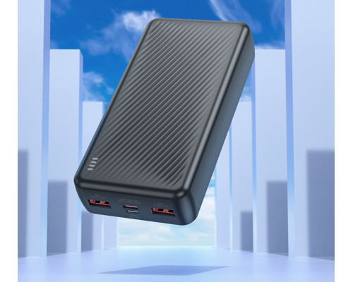 Зовнішній акумулятор BOROFONE BJ56A Graceful 22.5W+PD20W fully compatible power bank (20000mAh) Black (6941991111822)