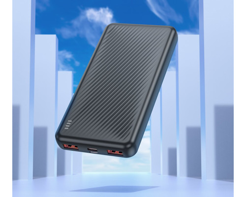 Зовнішній акумулятор BOROFONE BJ56 Graceful 22.5W+PD20W fully compatible power bank (10000mAh) Black (6941991111808)