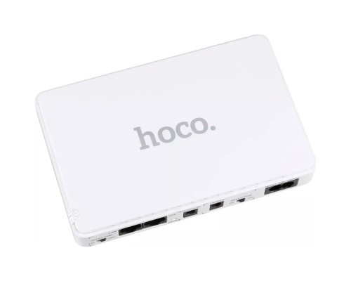 Зовнішній акумулятор HOCO DB25 Emergency UPS power bank(EU)(8800mAh) White (6931474766182)