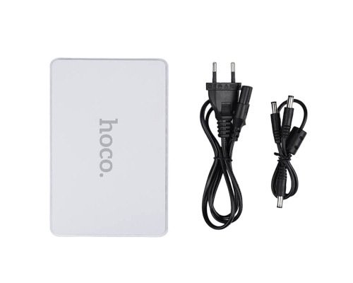 Зовнішній акумулятор HOCO DB25 Emergency UPS power bank(EU)(8800mAh) White (6931474766182)