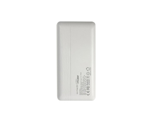 Зовнішній акумулятор Mibrand No Logo 20000mAh White Bulk(No box) (NB20K/White)