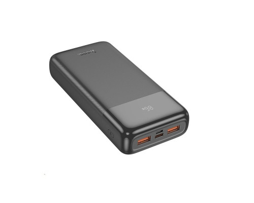 Зовнішній акумулятор HOCO J121A Fast 22.5W+PD20W fully compatible power bank with digital display(20000mAh) Black (6942007608992)