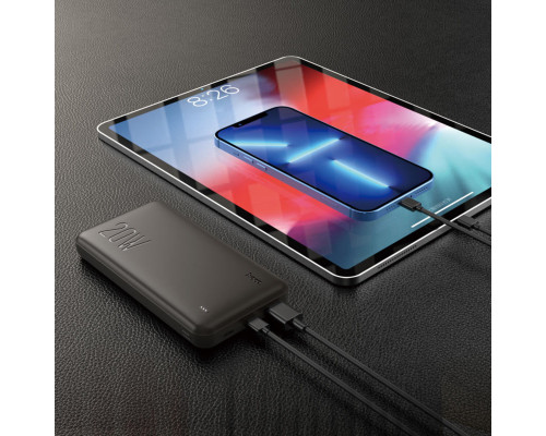 Зовнішній акумулятор HOCO J87 Tacker PD20W+QC3.0 power bank(10000mAh) Black (6931474761019)