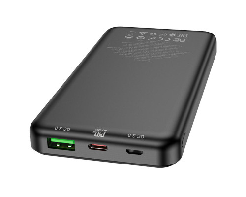 Зовнішній акумулятор HOCO J87 Tacker PD20W+QC3.0 power bank(10000mAh) Black (6931474761019)