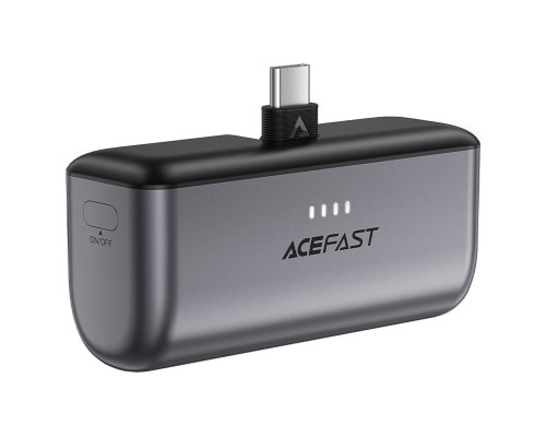 Зовнішній акумулятор ACEFAST M9-5000 PD20W capsule power bank Black (6974316283201)