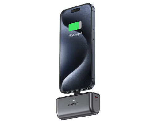 Зовнішній акумулятор ACEFAST M9-5000 PD20W capsule power bank Black (6974316283201)