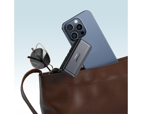 Зовнішній акумулятор ACEFAST M9-5000 PD20W capsule power bank Black (6974316283201)